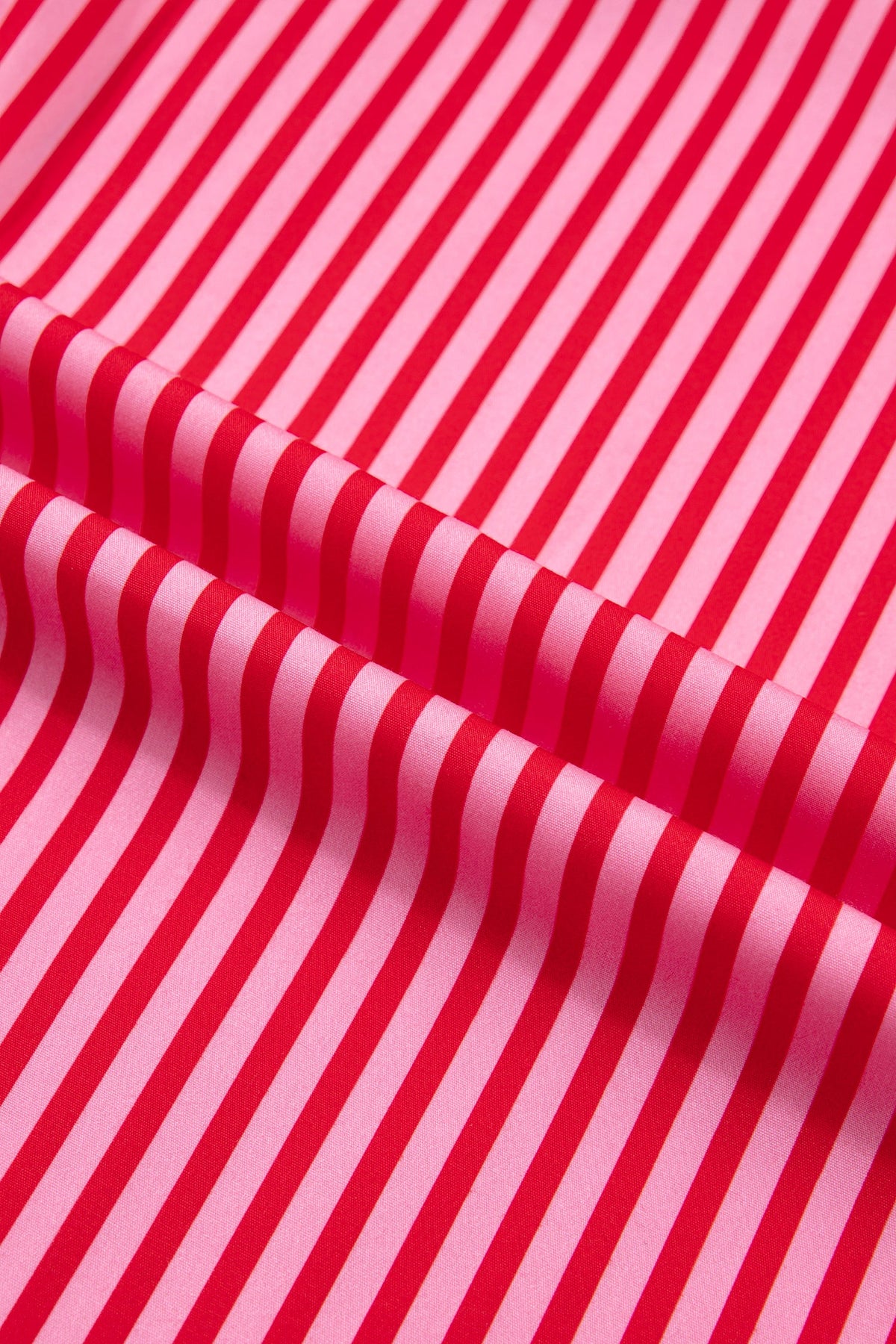 Stripe Patch Pocket Button-Up Long Sleeve Blouse